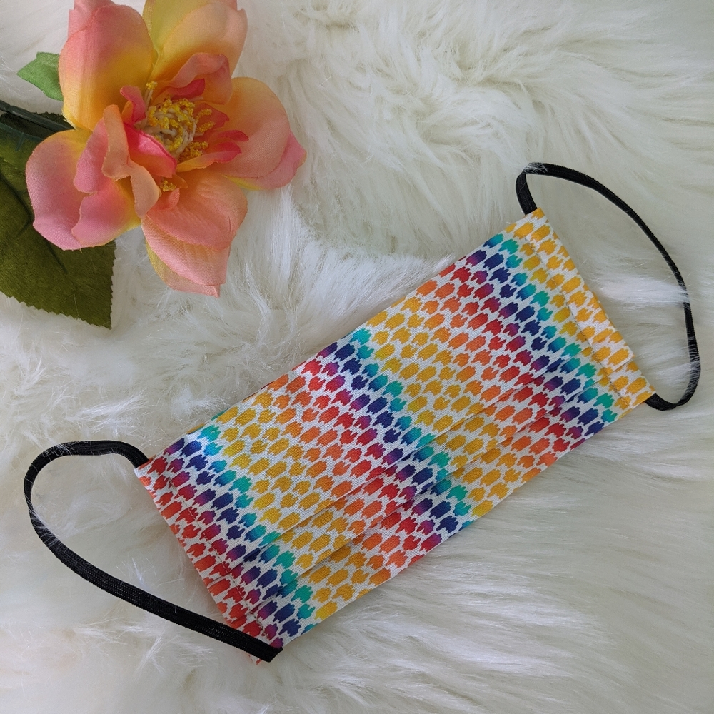 Face Mask - Rainbow Pattern